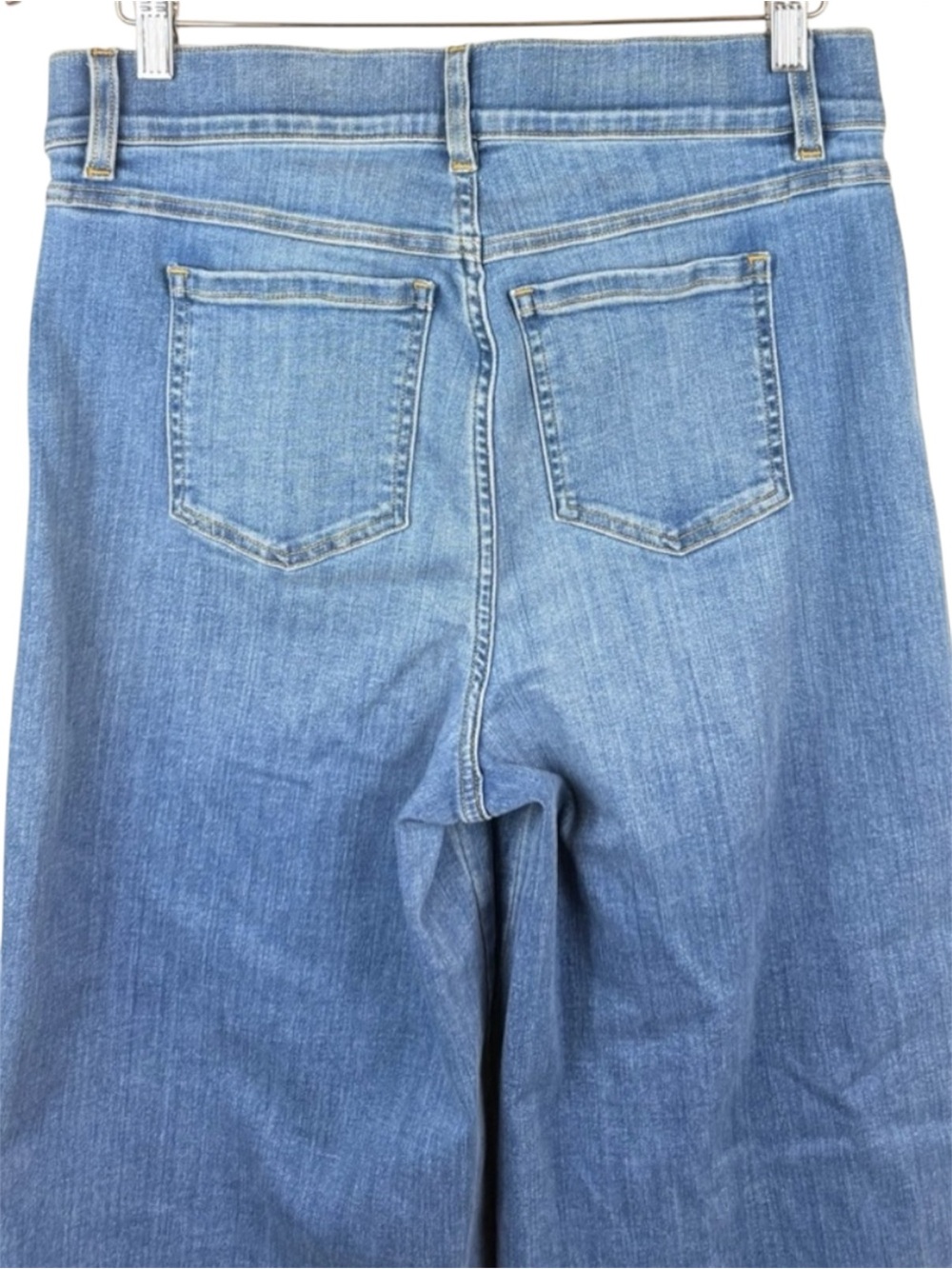 Spanx Wide Leg Jeans  High Rise Shaping‎ Denim L - Picture 7 of 9